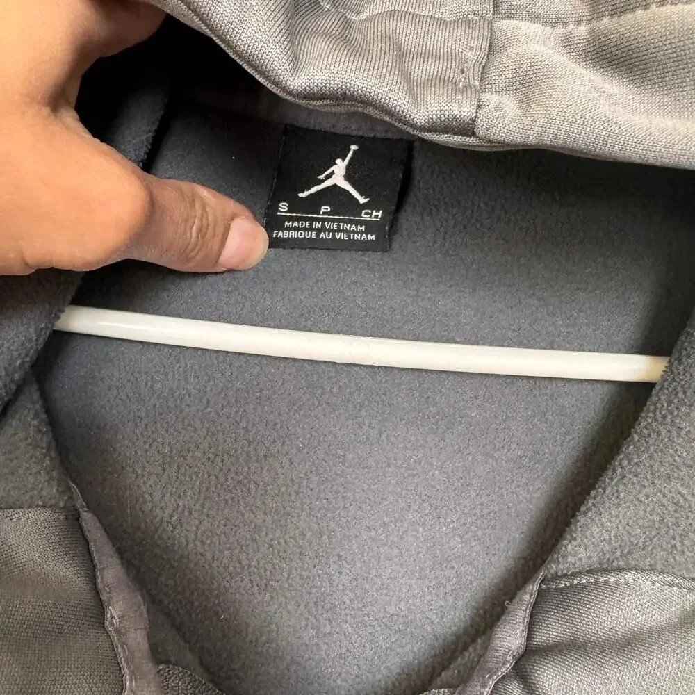Air Jordan 23 Therma‎ Lite Full Zip Hoodie Gray men's size S